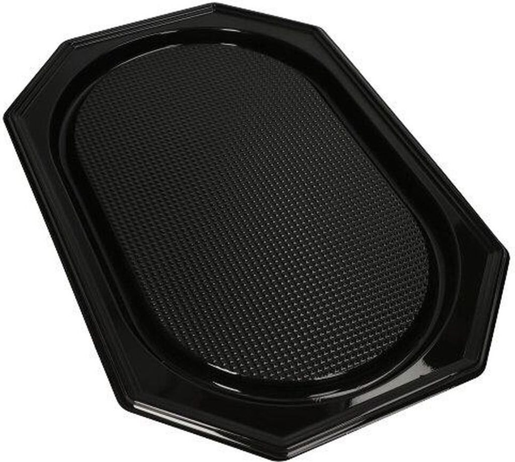 Servierplatten, PET 54 cm x 35 cm schwarz Produktbild 