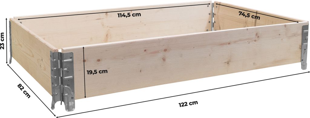 Aga Zvýšený záhon 120x80x60 cm Obrázok produktu 6