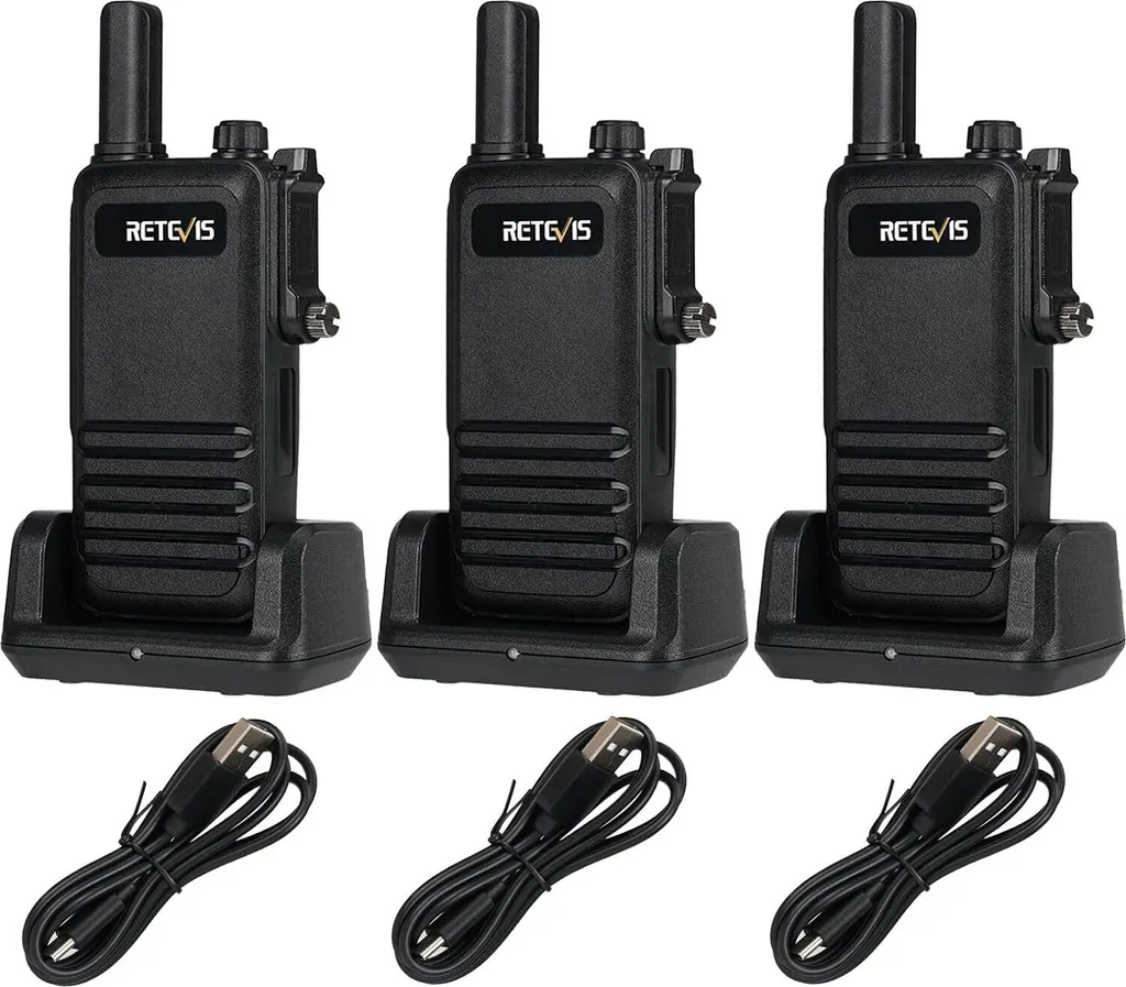 Talkie Walkie professionnel Retevis RB647 étanche pour sécurité 3 pièces