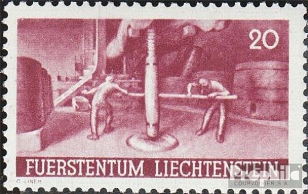 Briefmarken Liechtenstein 1941 Mi 193 postfrisch Landwirtschaft