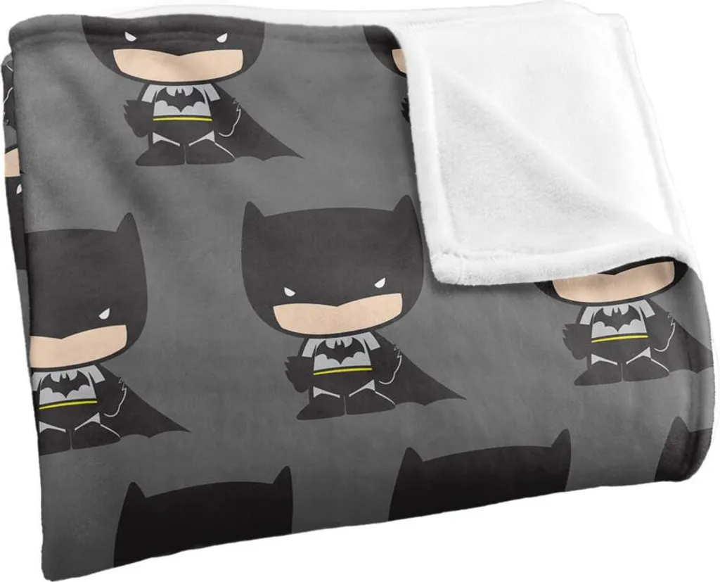Couverture Batman Design Chibi TV18648 - Impression Répétée Haute Qualité