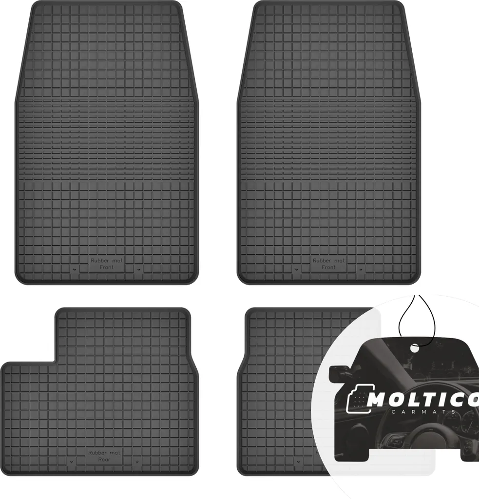 Kit 4 Tappetini Gomma Su Misura Suzuki Jimny 1998-2007 Bordo 3D