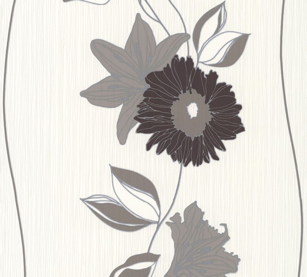 Livingwalls Tapete Daniel Hechter, braun, creme, metallic, Produktbild 