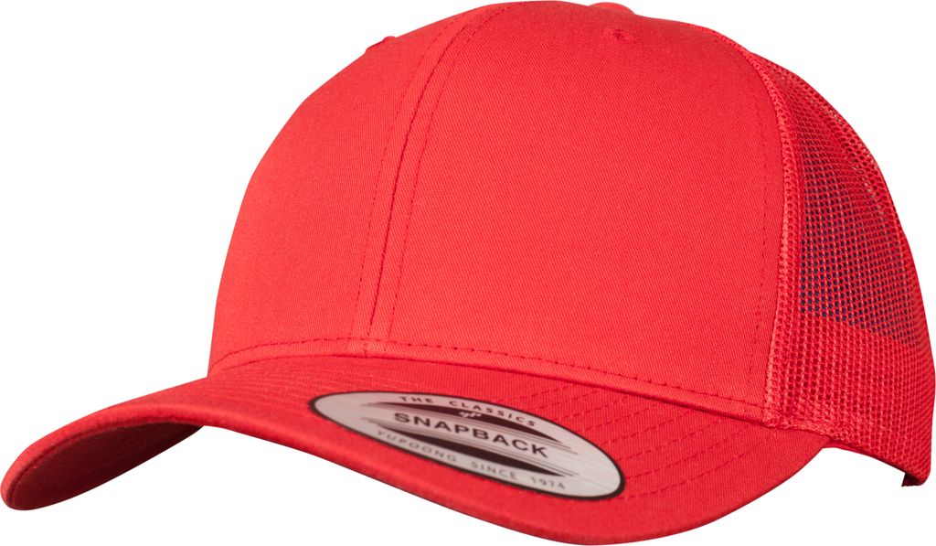 Yupoong Retro Trucker Cap rot Uni Immagine del prodotto 