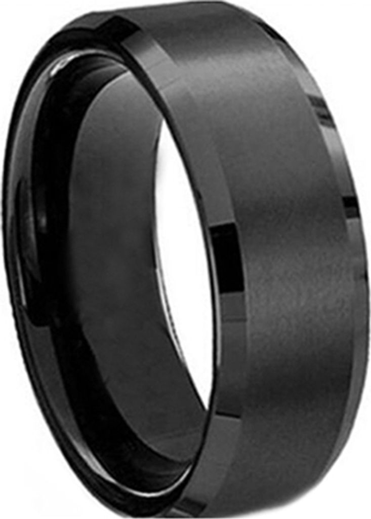 Mode Uni Titan Stahl Ring Ehering Paar Liebhaber Fingerschmuck