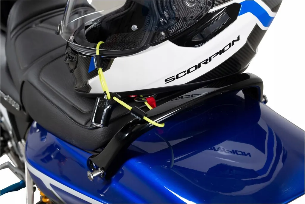 Fixation de Sécurité Casque Hartmann Lock pour Moto à Code Programmable