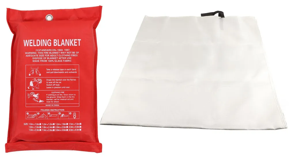 Stopper un départ de feu avec cette couverture ignifuge de 1,43 mètre