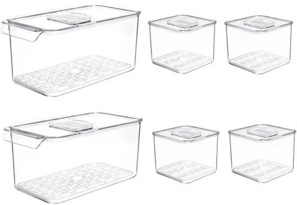 Bacs isothermes haute résistance lot de 6 avec coque de protection 40L