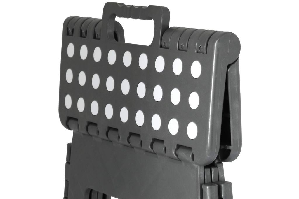 Kynast Tritt-Hocker 29 x 22 x 22 cm grau klappbar mit Griff Produktbild 5
