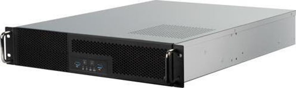 Silverstone RM23-502, 2,5/3,5/5,25", Speicherlaufwerkbehälter, Schwarz, Silber, 2.5", 430 mm, 580 mm