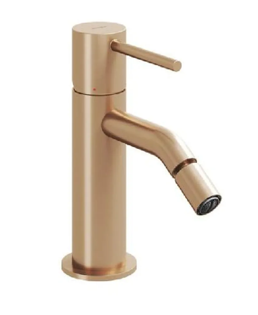 Mélangeur Bidet Or Rose Brossé Ravak Espirit Contre Traces de Doigts
