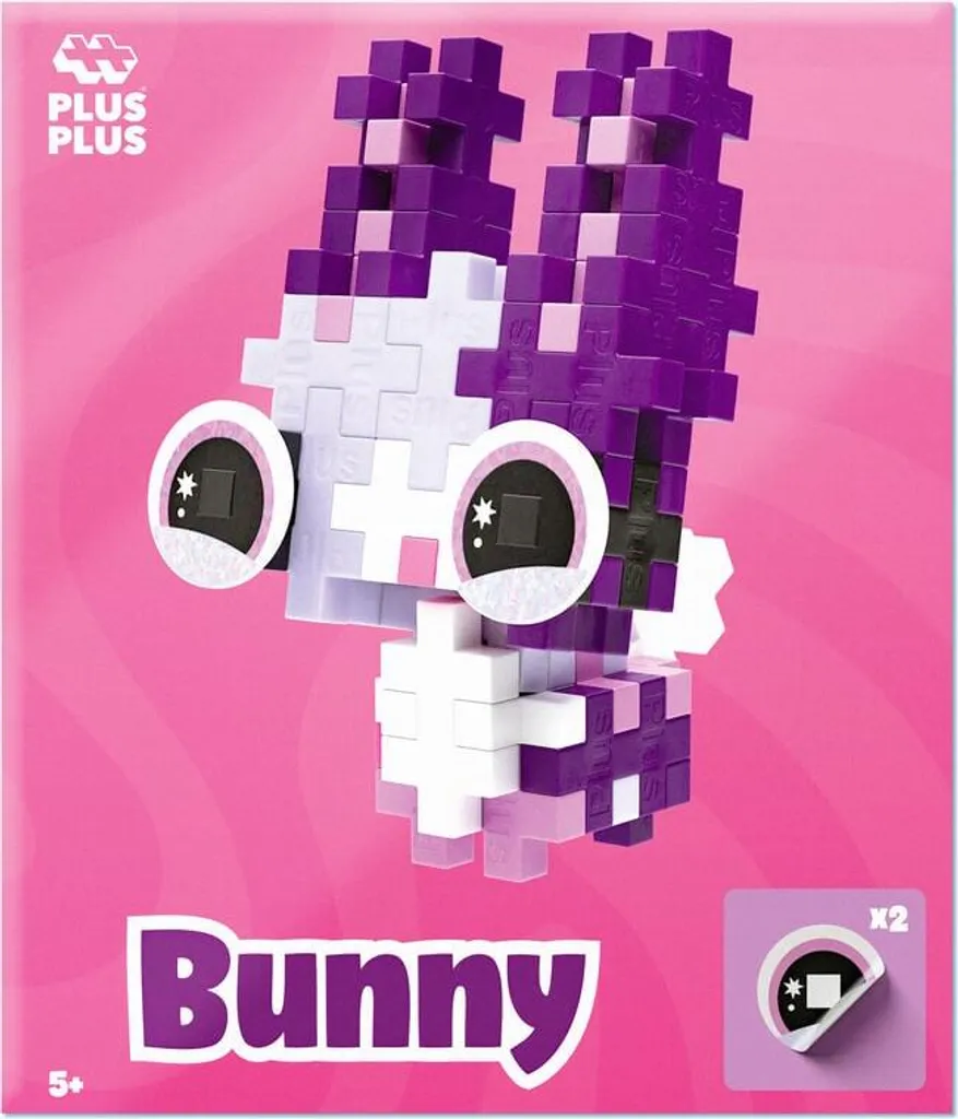 Plus-Plus Plus-Plus - Pack Animal Lapin Timide 4368 - Jeu de Construction