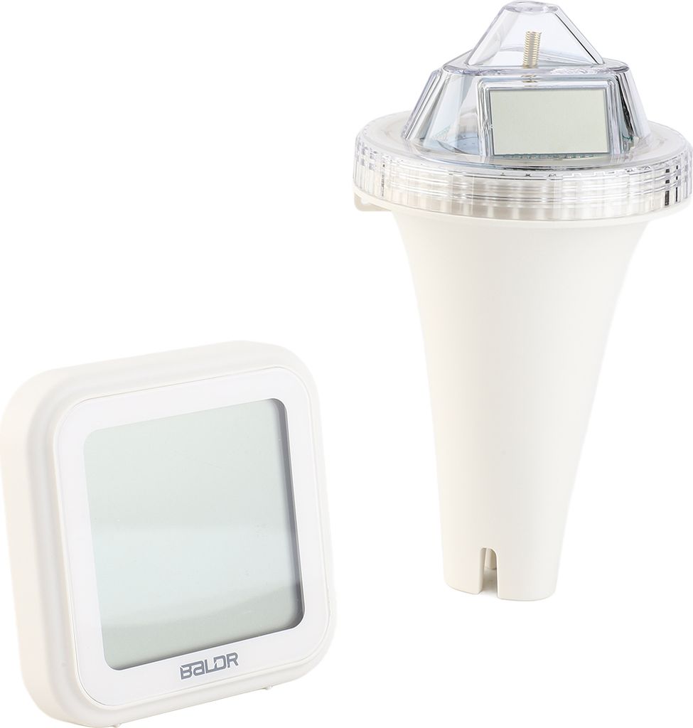Pool-Thermometer Wireless LCD-Bildschirm 360-Grad-Sichtbarkeit Pool-Thermometer schwimmende Easy Read Pool-Thermometer für Schwimmbad Hot Tubs Tei...