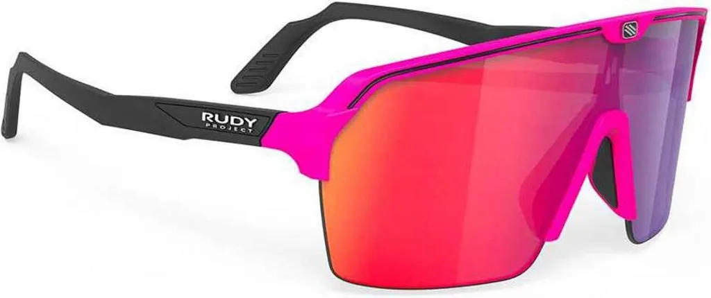 Rudy Project Spinshield Air Pink Fluo Matte avec verres Multilaser Red
