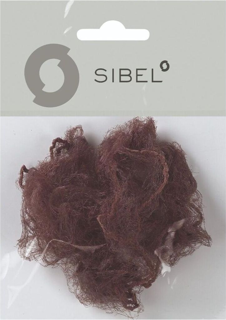 Sinelco filet à cheveux en nylon brun foncé 2pcs Image du produit 