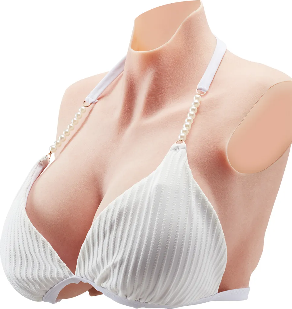 VEVOR Seni Artificiali K Large - Silicone Pieno per Trans e Drag