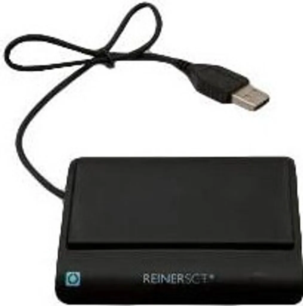 Lecteur de cartes à puce RFID cyberJack basis REINER SCT USB 2.0 Noir