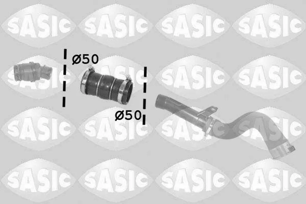 Tuyau d'air de suralimentation haute résistance SASIC pour Duster Captur