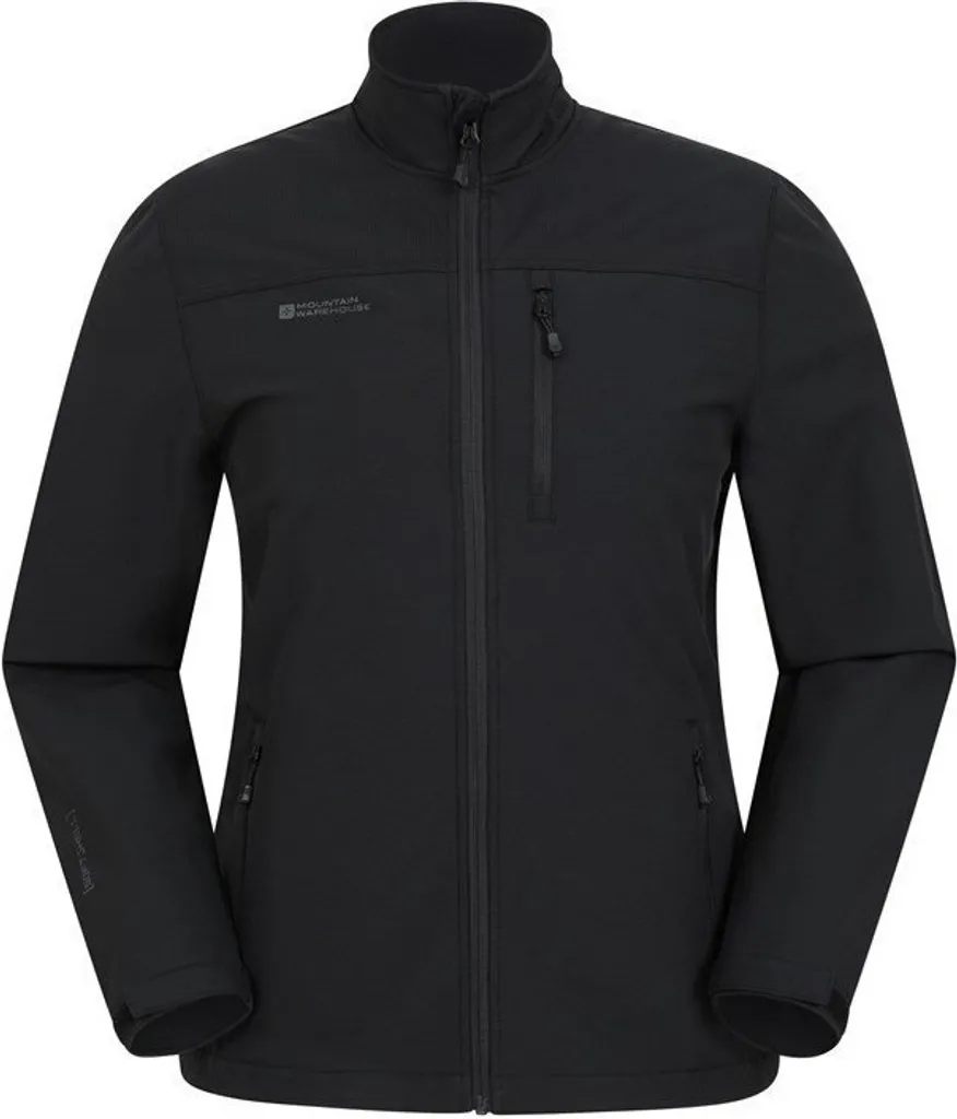 Veste softshell homme idéale randonnée - Grasmere MW123 noire 3XL