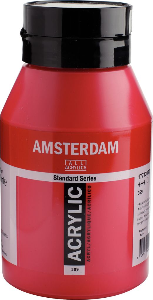 Amsterdam Standard Series Acrylfarbe Flasche 1000 ml Primärmagenta 369