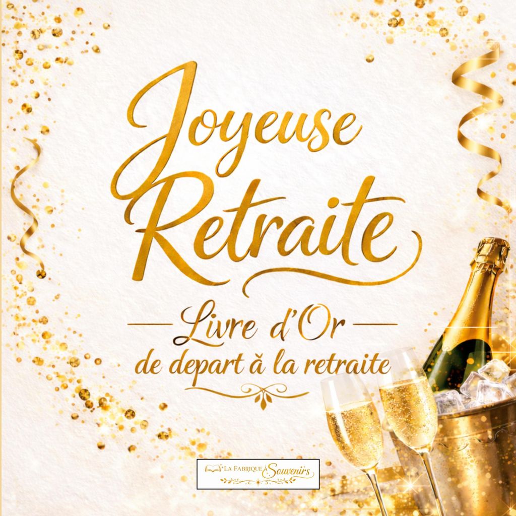Joyeuse Retraite - Livre d'Or de Départ à la Retraite