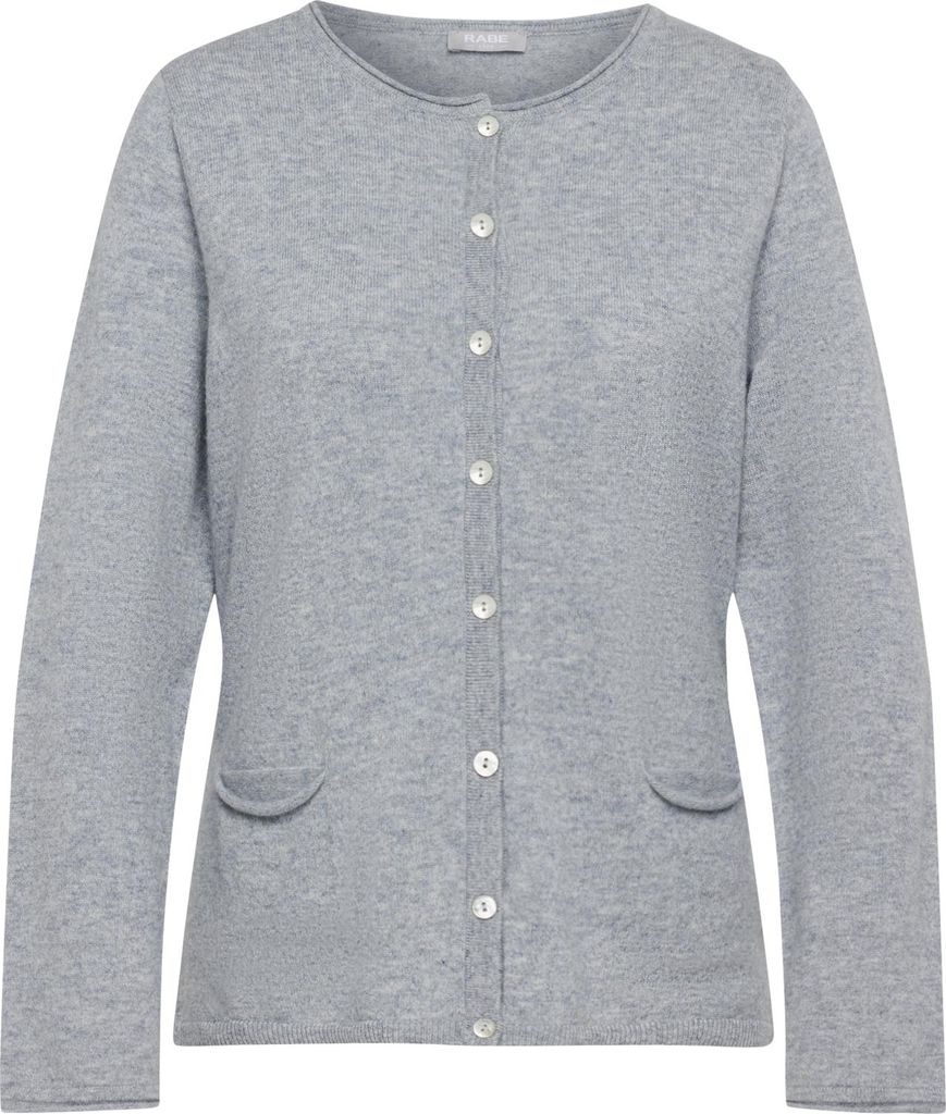 Rabe Strickjacke in Grau 36