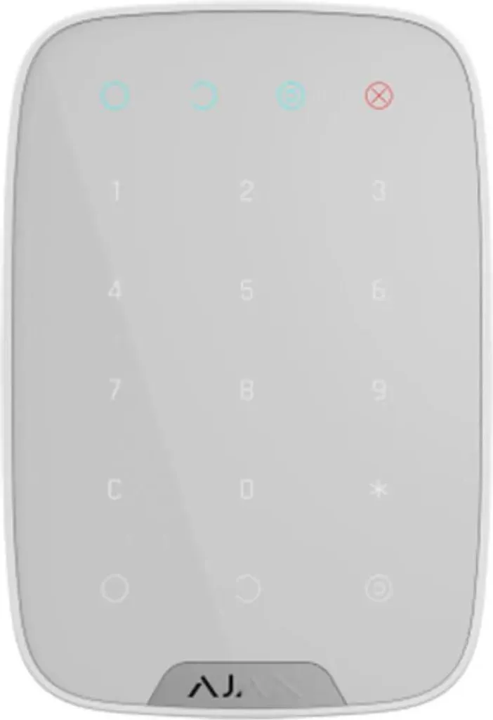 Clavier Ajax Blanc (8706) - Clavier de Commande sans Fil bidirectionnel