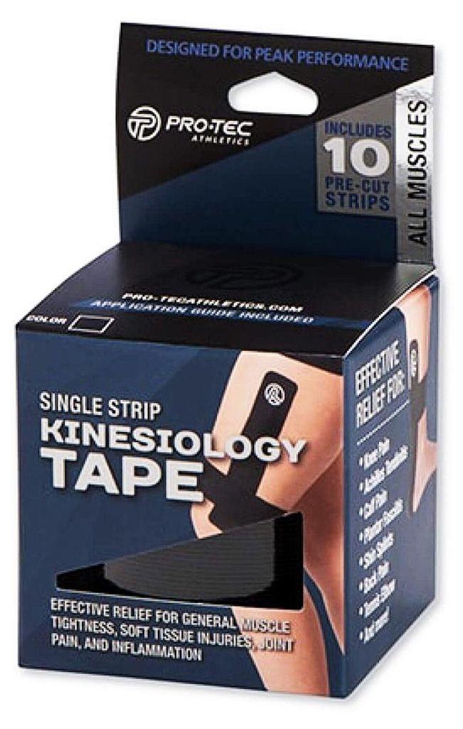 PROTEC Kinesiology Tape Streifen schwarz Produktbild 