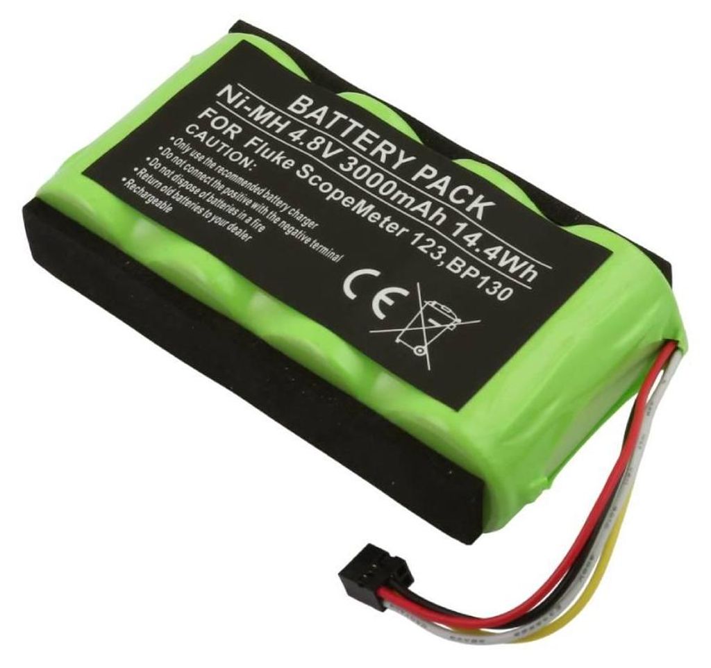 Avizar, Batteria Fluke ScopeMeter 123 BP130 4,8 V 3000 mAh Immagine del prodotto 