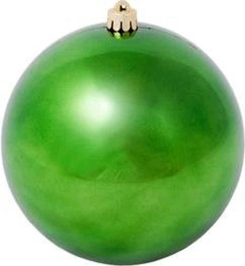 B&S Weihnachtskugel Bruchfest | grün | 20 cm | Kunststoff Produktbild 
