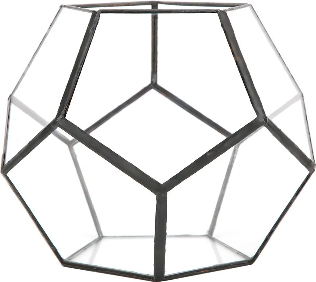 Conteneur plantes succulentes en verre Blütenpot - Design géométrique