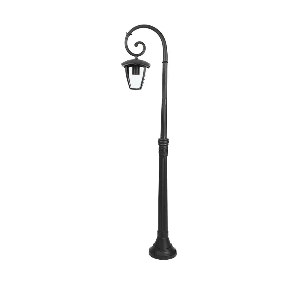 Balisage Allée et Jardin : Borne Lumineuse 136 cm E27 V-TAC Noire IP44