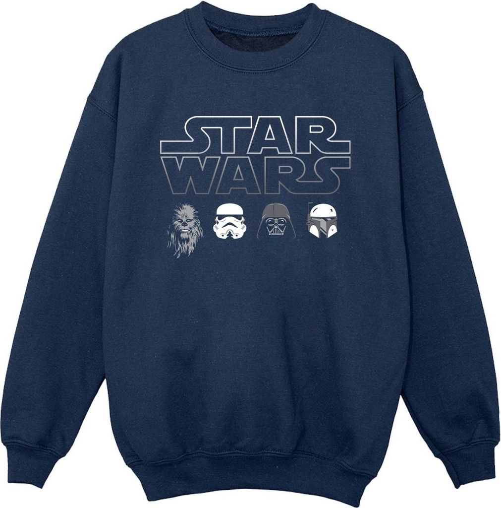 Star Wars - Sweatshirt für Jungen BI50511 (128) (Marineblau)