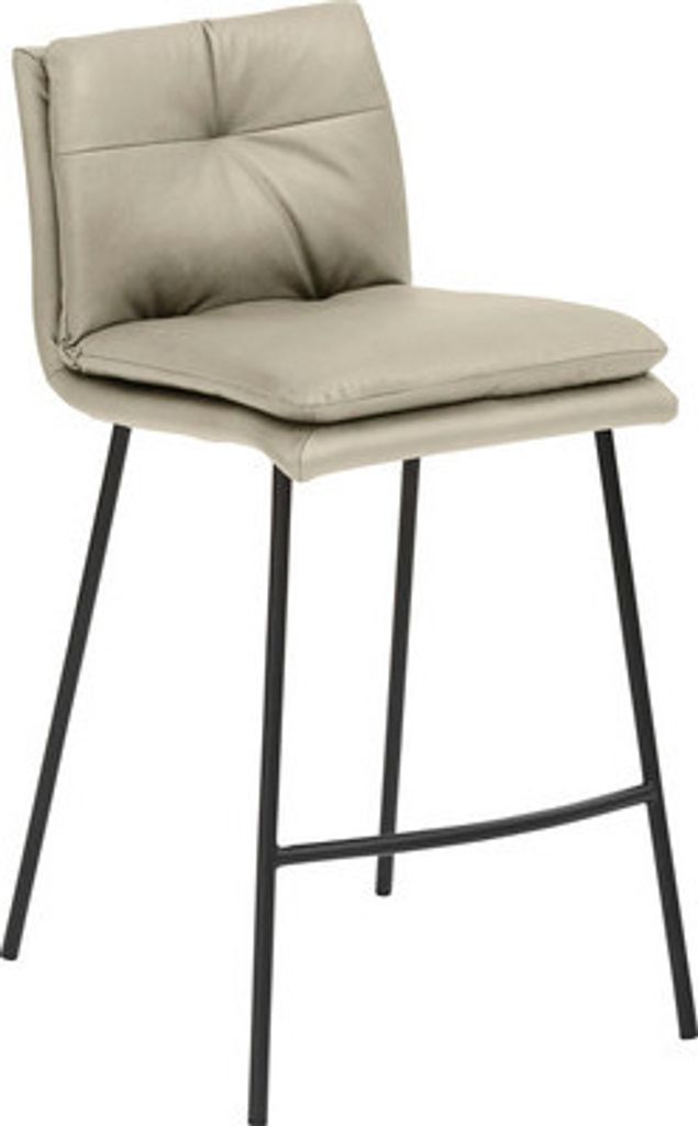Barstuhl Mayer Sitzmöbel 1231 48,5 x 51,5 x 90 cm Stahl schwarz/taupe 1231_V3_30484