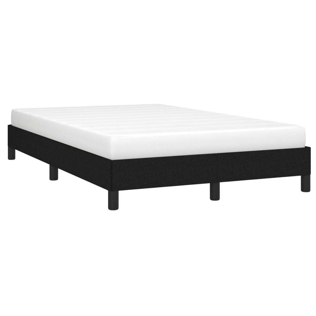 Design Bettgestell Schwarz 120x190 cm Stoff, Klassische Betten 2024 Neu