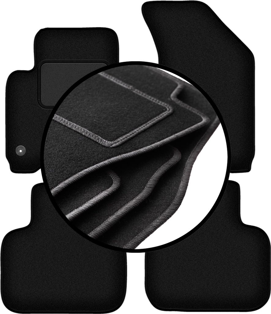 Komplettset Veloursmatten für: Dodge Journey JC49 Crossover (2007-2016)