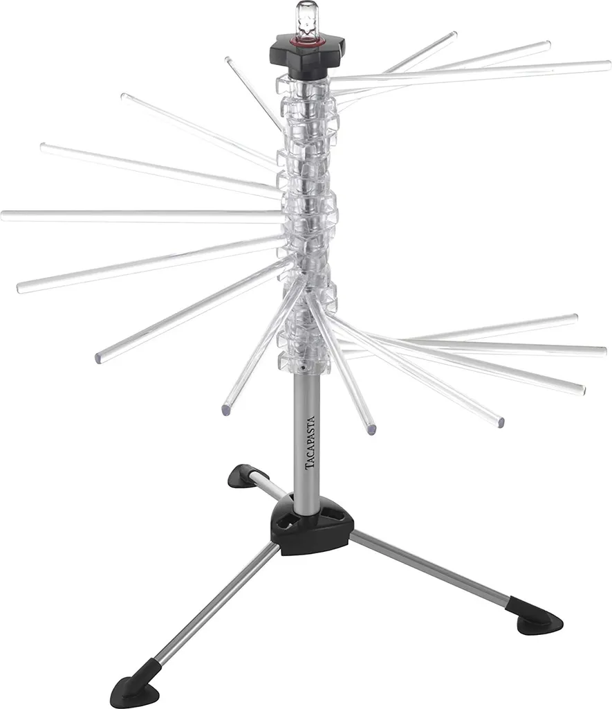 Séchoir à pâtes Marcato Tacapasta Gris - Étendoir cuisine 16 bras