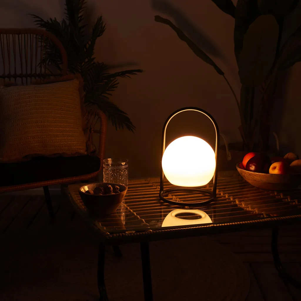 Boule Lumineuse Décorative pour Terrasse et Salon - Luminaire Rond IP65
