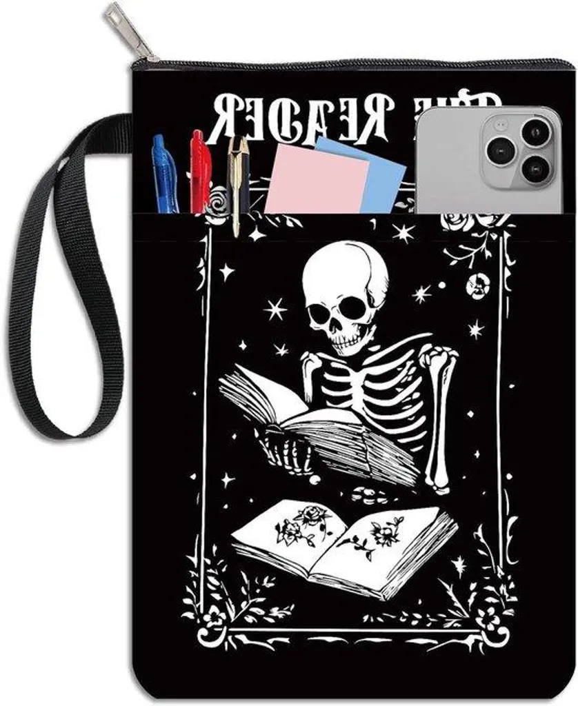 Protège-livre en tissu anti-pages cornées pour livre de poche noir
