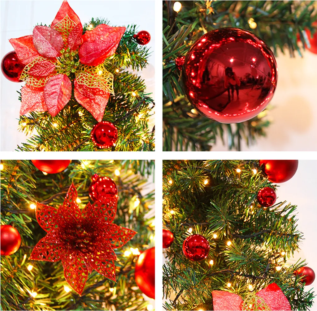 Guirlande Noël artificielle 5m flexible et dense pour décoration buffet