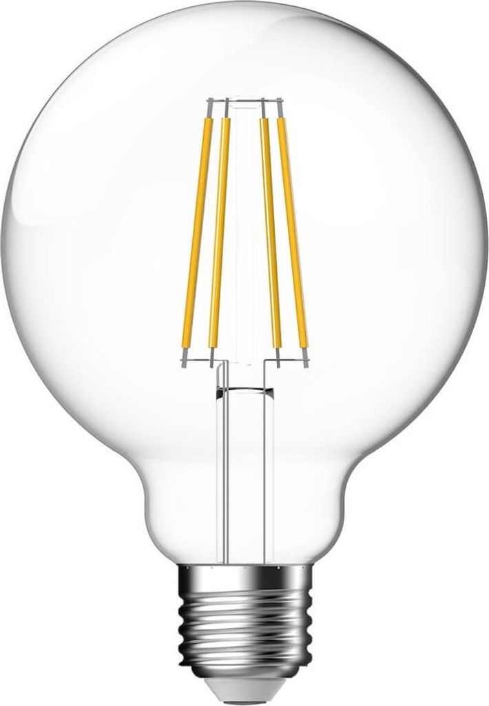Nordlux G95 LED Globe E27 dimmbar 11W 2700K warmweiss Klar Produktbild 