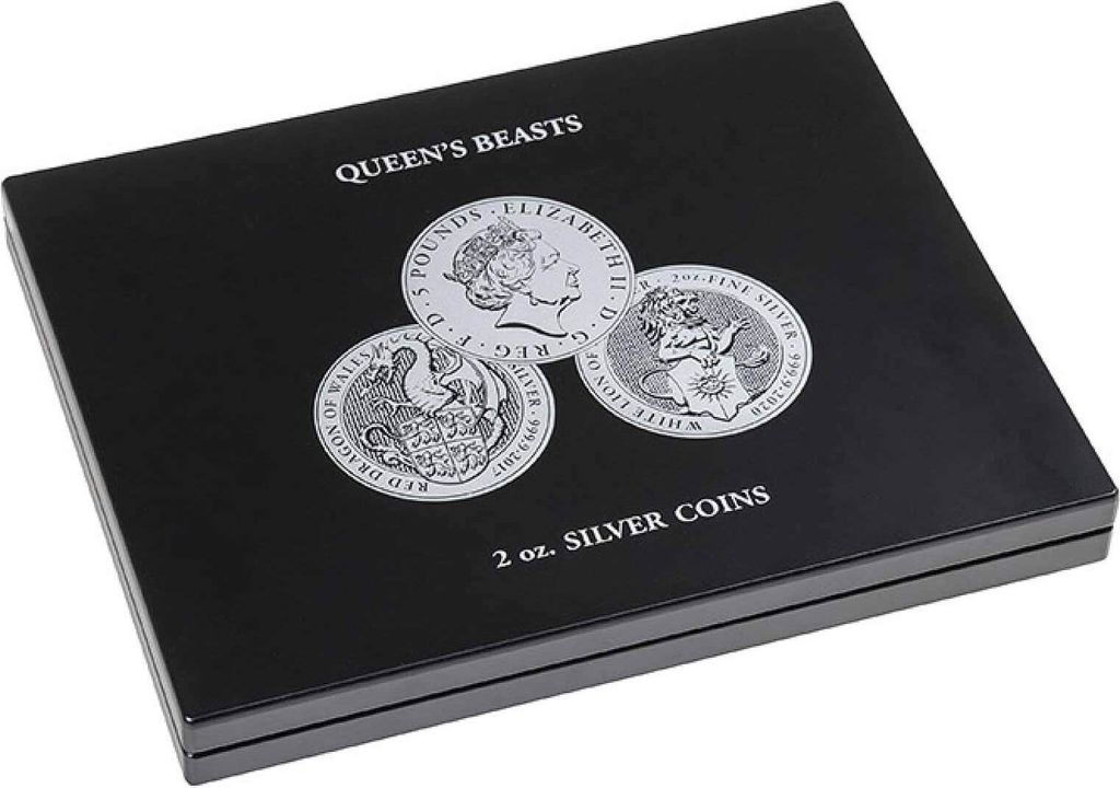 Münzkassette VOLTERRA für 11 Silbermünzen 2 oz Queen’s Produktbild 