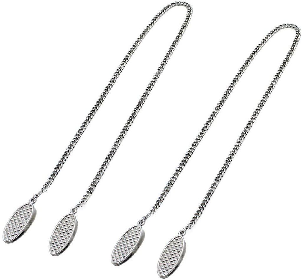 2 Stück Serviettenkette aus Edelstahl für Servietten und Lätzchen
