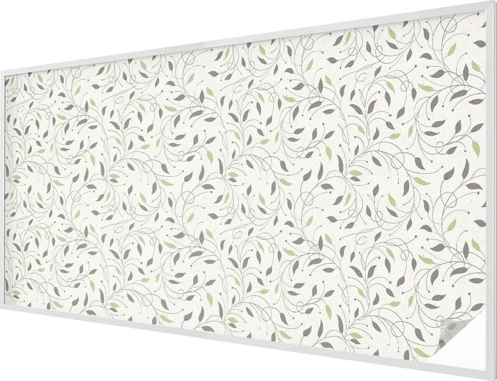 Buntglas Fensterfolie – 200x100 cm – Stained-Glass Design – blickdichte dekorative Sichtschutzfolie – selbstklebend, UV-Schutz – Blätter...