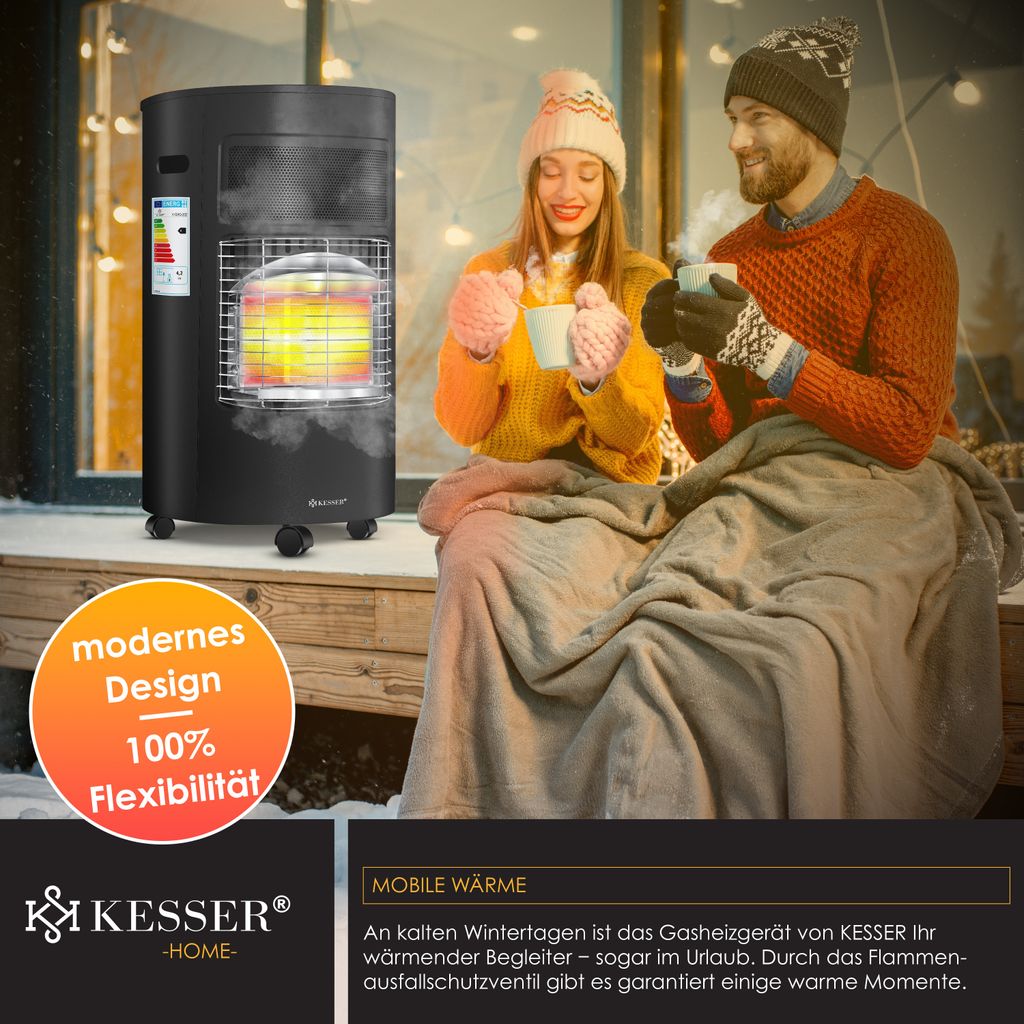 KESSER® Gasheizer Keramik 4200 Watt Gas Heizstrahler inkl. Produktbild 9