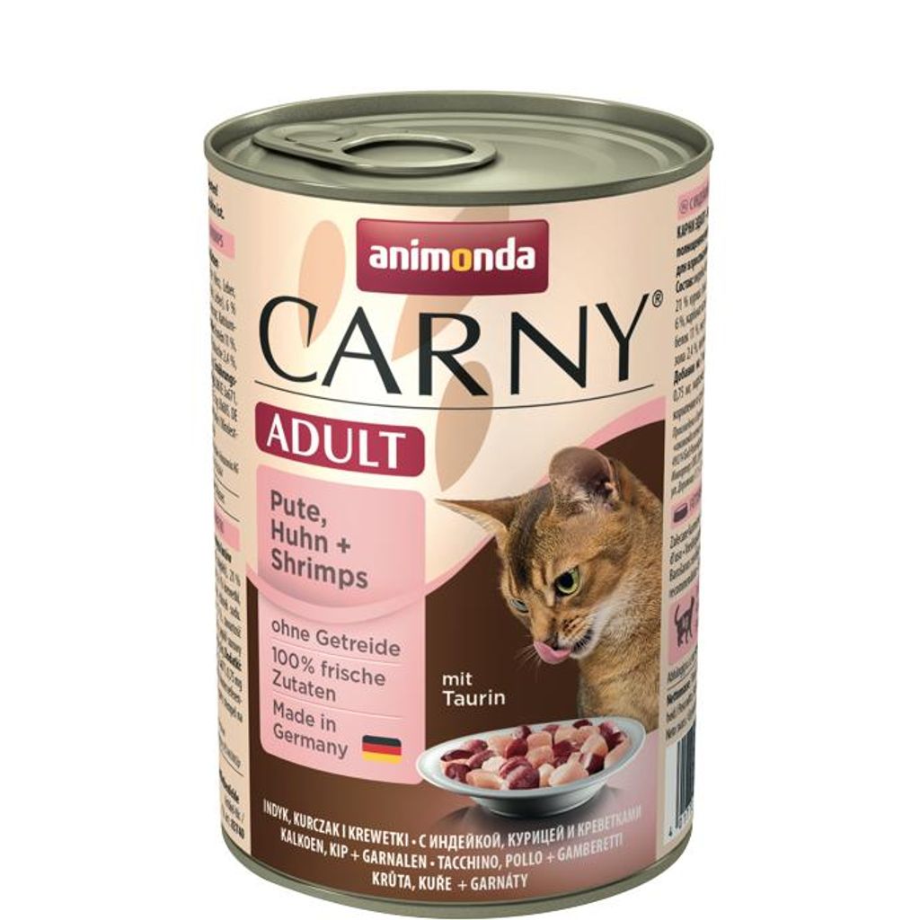 Animonda Carny Adult Pute, Huhn & Shrimps 400gx6