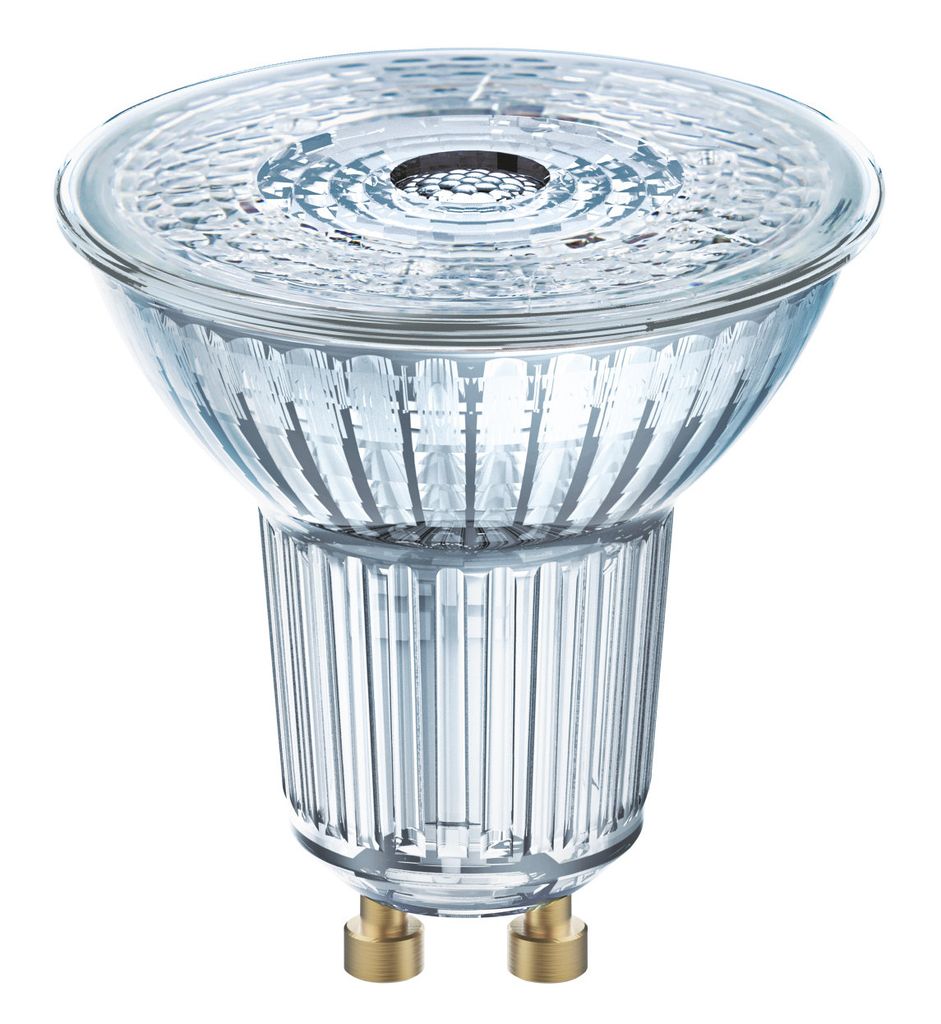 A studio shot of an LED light bulb.