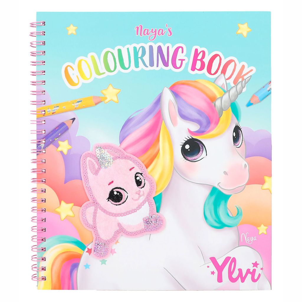 Depesche Ylvi Malbuch mit Einhorn Pailletten Produktbild 