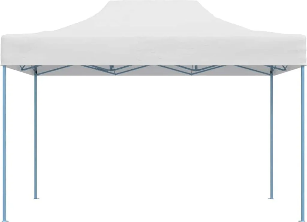 vidaXL Tenda professionale pieghevole per feste 280x410x315 cm acciaio bianco