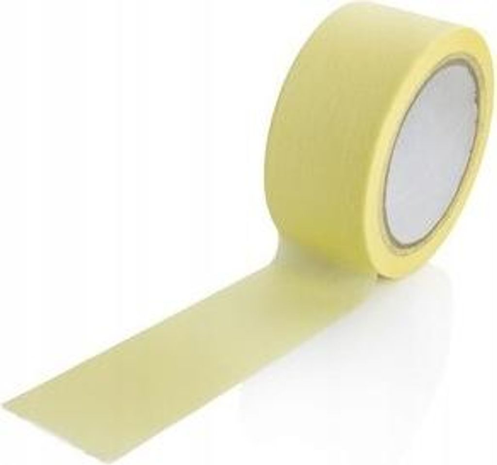 FEINZ | Abklebeband - 30mm x 50m - Gelb - Hochwertig, ideal für Malerarbeiten, stark haftend